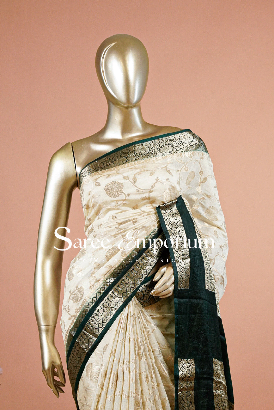 Semi Banarasi Saree for Women MDS0321