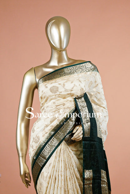 Semi Banarasi Saree for Women MDS0321