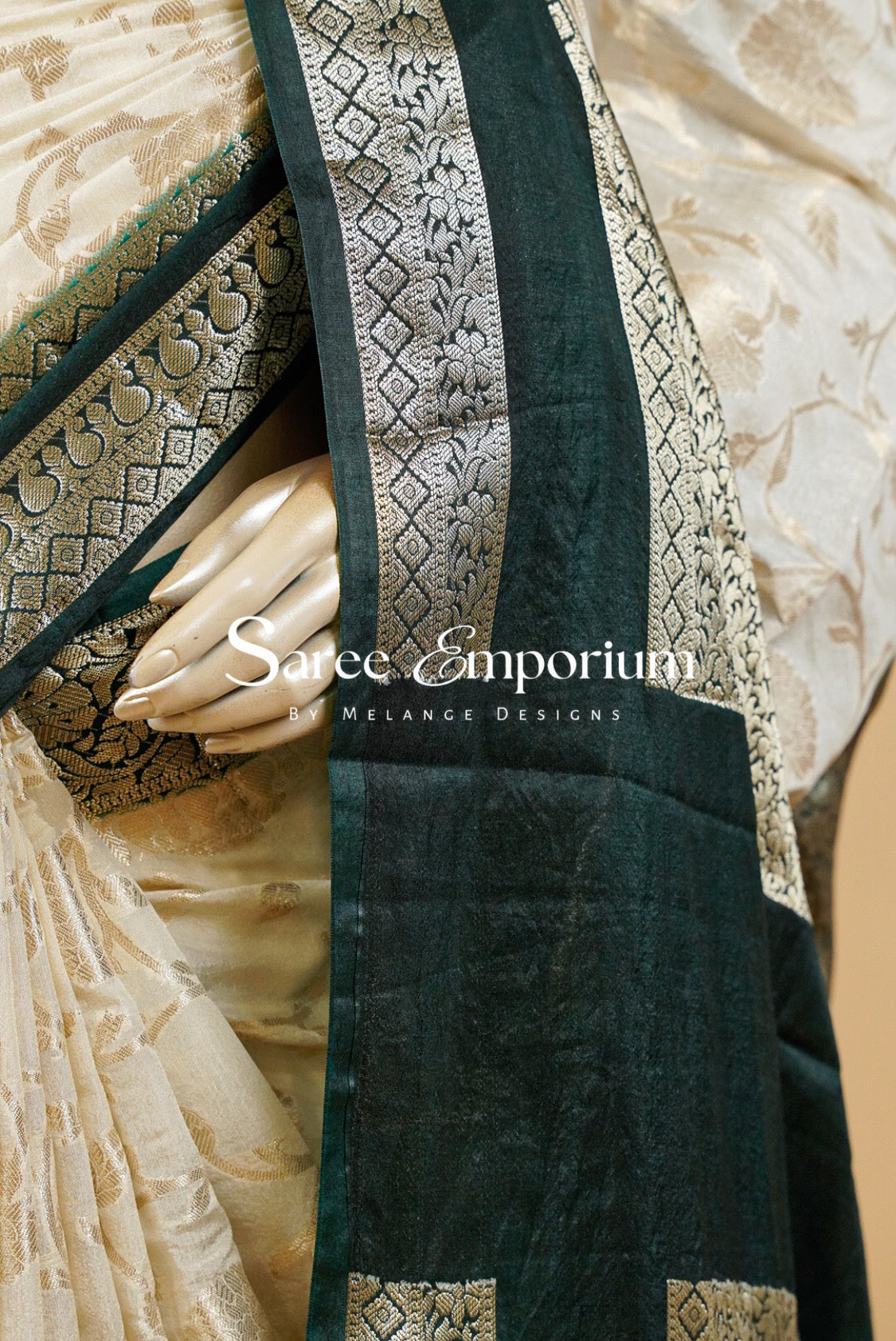 Semi Banarasi Saree for Women MDS0321