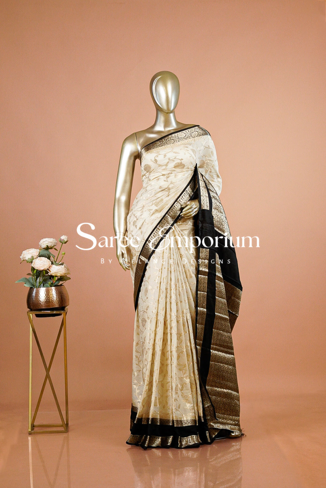 Semi Banarasi Saree for Women MDS0322