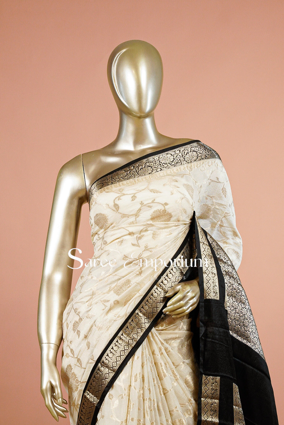 Semi Banarasi Saree for Women MDS0322