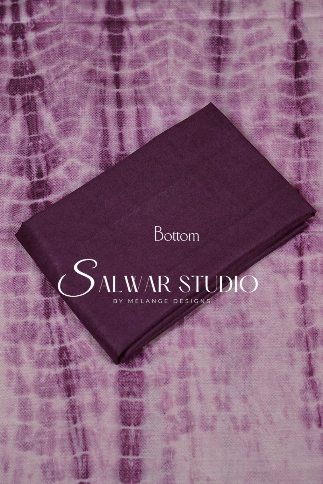 Semi Munga Unstitched Salwar Suit Dress Material Plum Purple With Ivory White AC0176