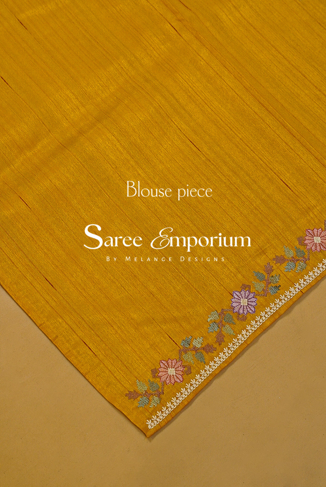 Semi Silk Embroidery Saree For Women MDS0284