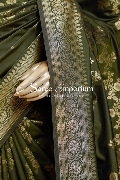 Semi Silk Saree For Women MDS0303