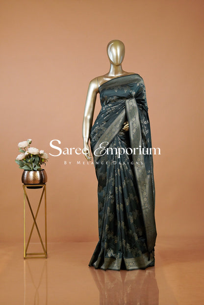 Semi Silk Saree For Women MDS0313