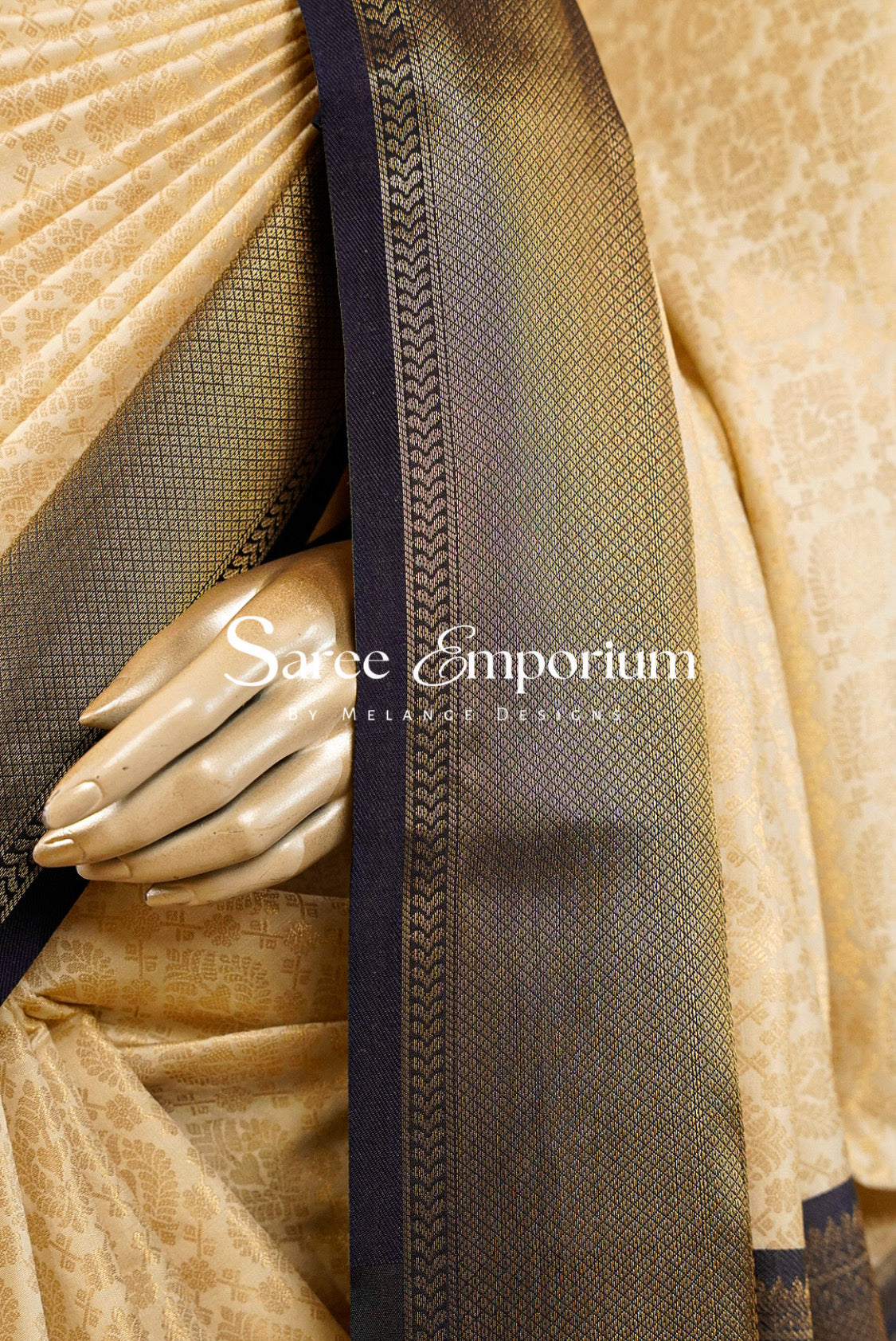 Semi Brocade Saree For Women MDS0318