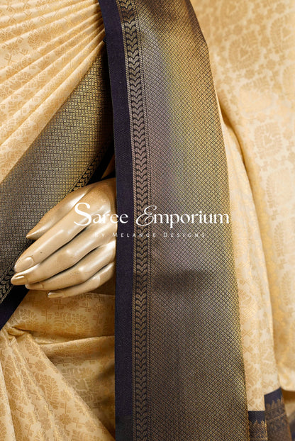 Semi Brocade Saree For Women MDS0318