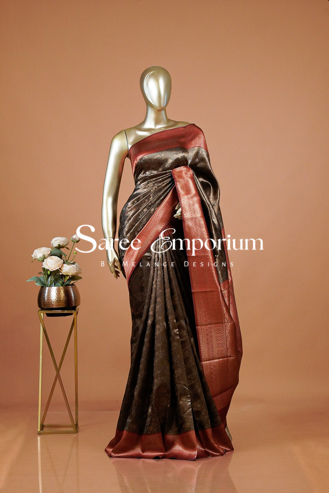 Semi Silk Saree For Women MDS0323