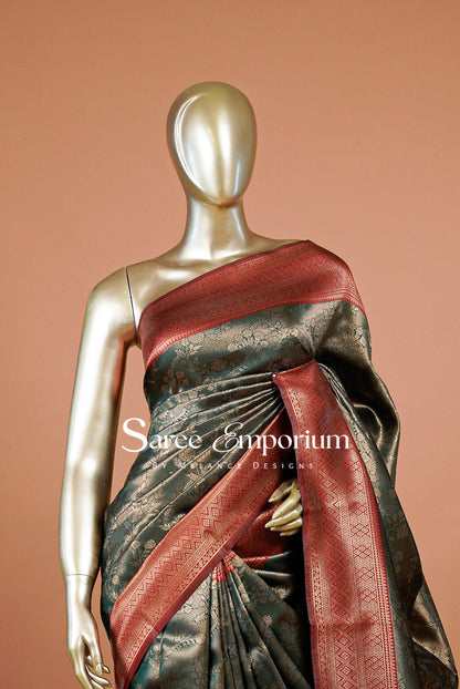 Semi Silk Saree For Women MDS0325