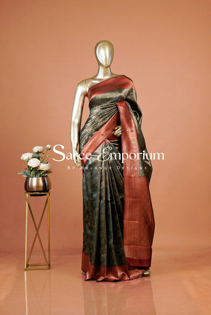 Semi Silk Saree For Women MDS0325