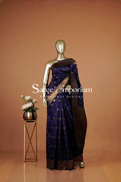 Semi Silk Saree For Women MDS0340