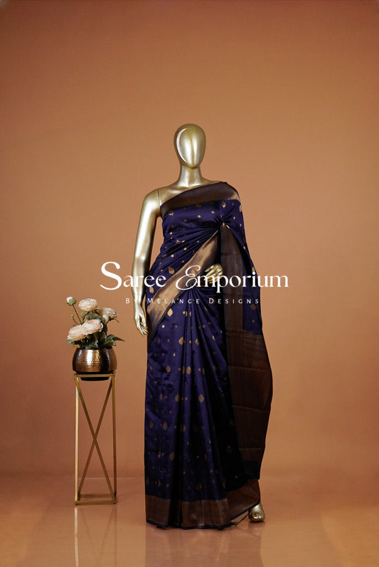 Semi Silk Saree For Women MDS0340