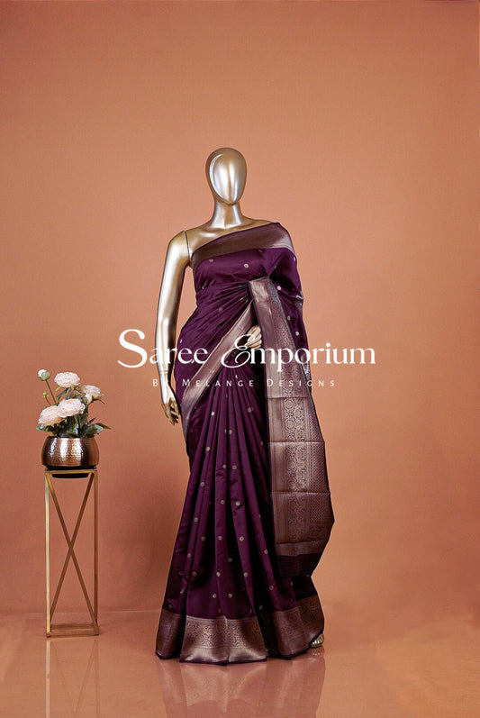 Semi Silk Saree For Women MDS0358