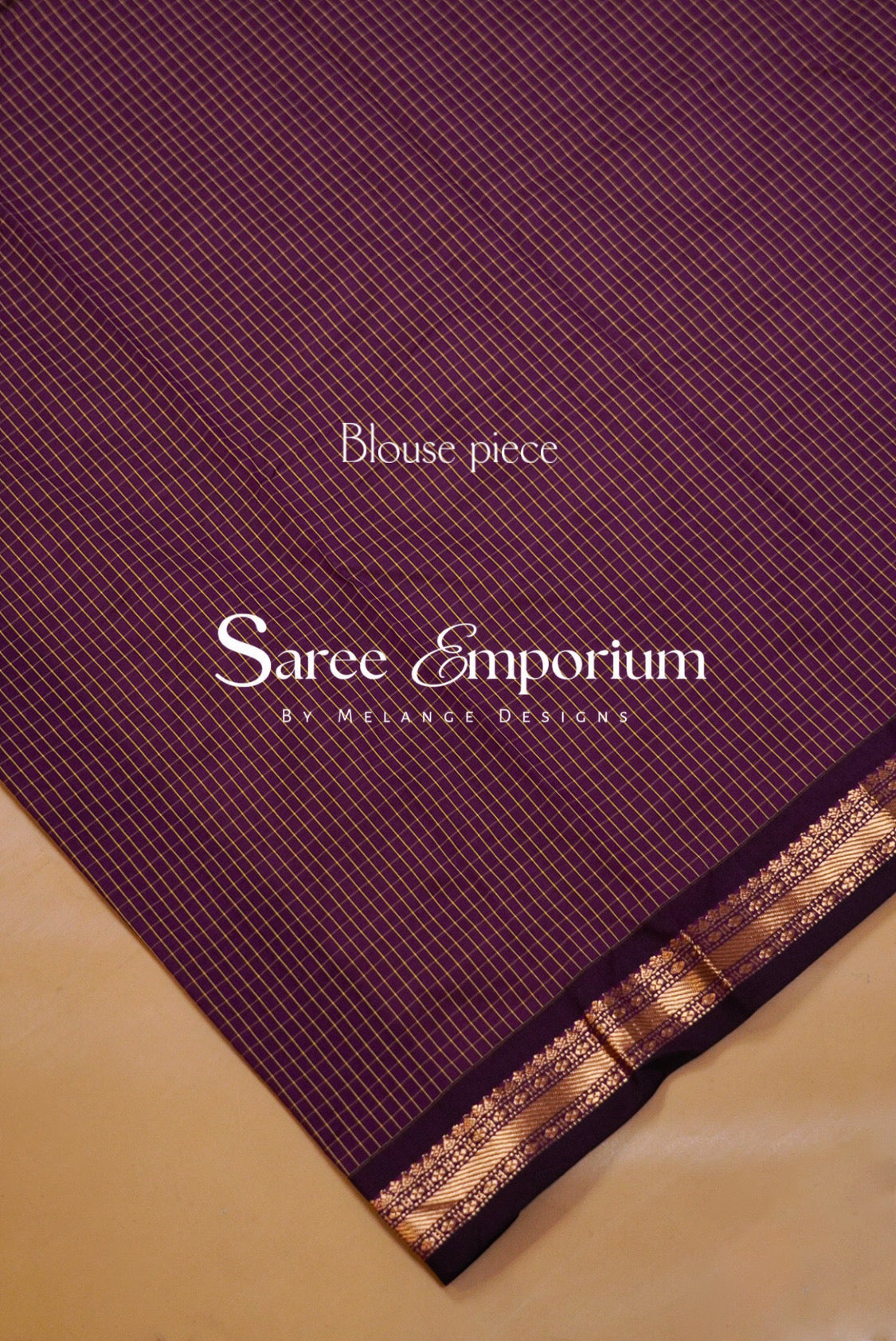 Semi Silk Saree For Women Plum Purple 