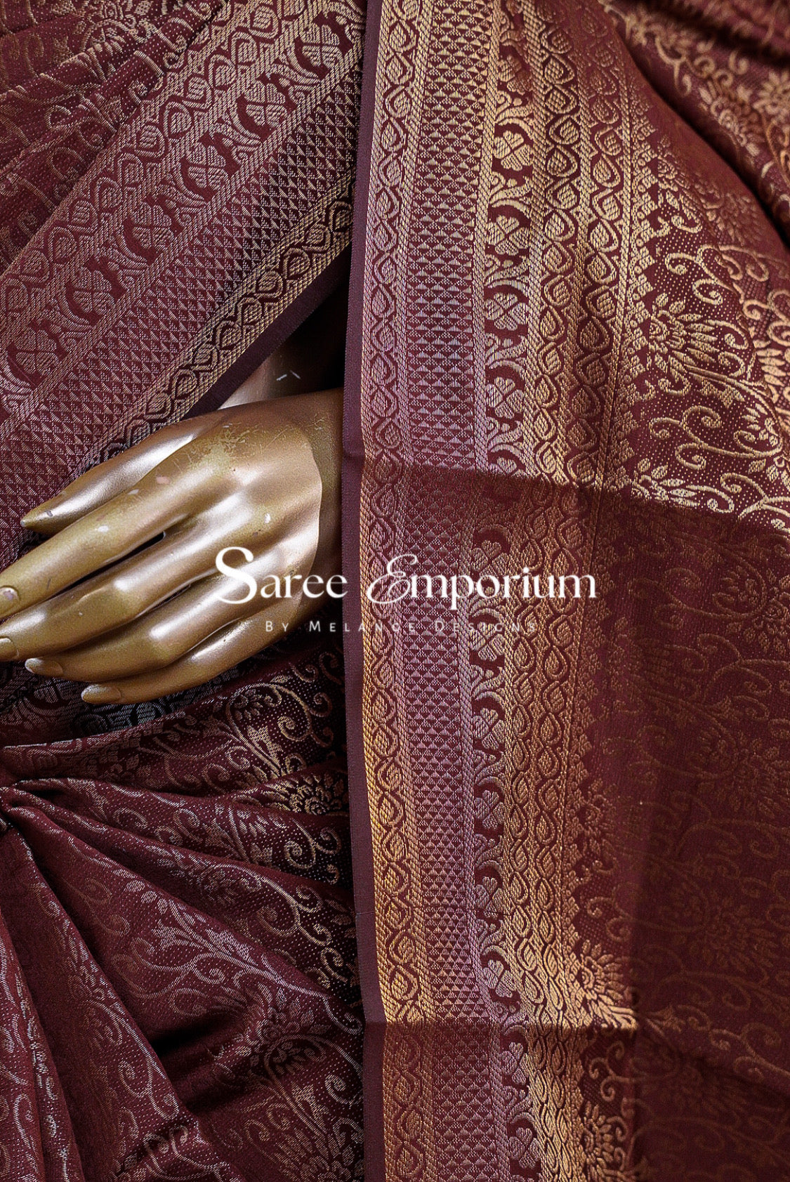 Silk Brocade Saree For Women MDS0248