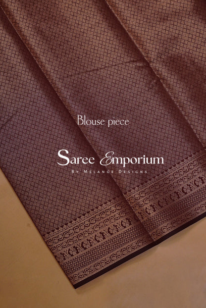 Silk Brocade Saree For Women MDS0248