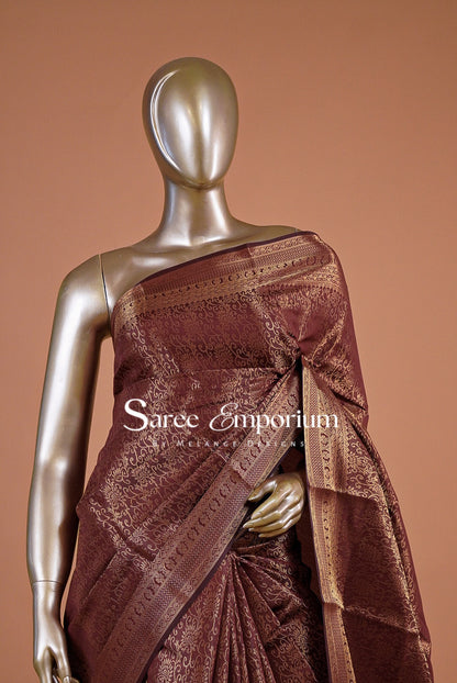 Silk Brocade Saree For Women MDS0248