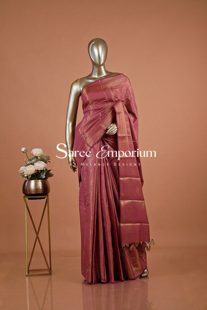Silk Brocade Saree For Women MDS0249