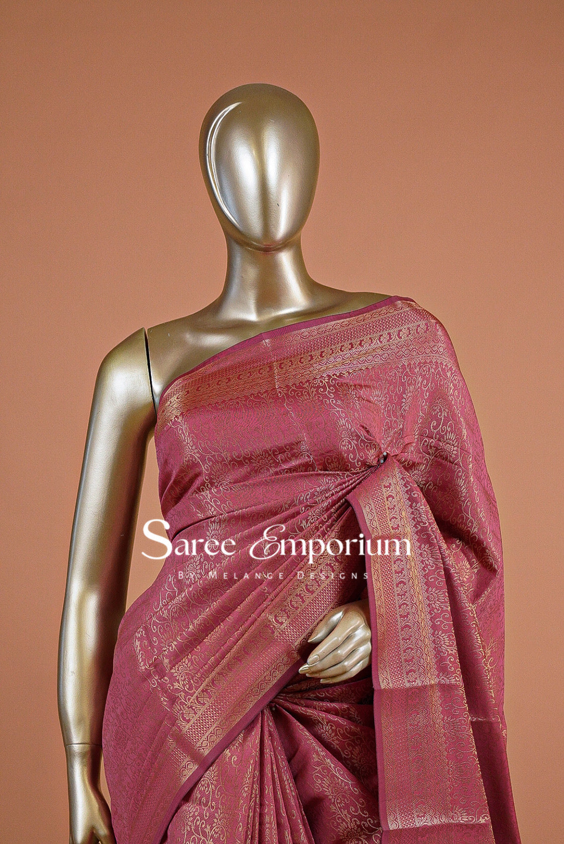 Silk Brocade Saree For Women MDS0249