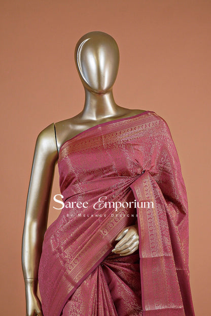 Silk Brocade Saree For Women MDS0249