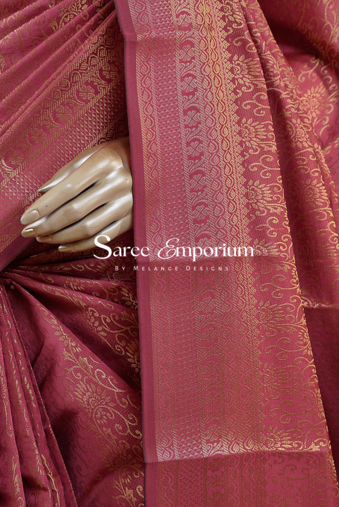 Silk Brocade Saree For Women MDS0249