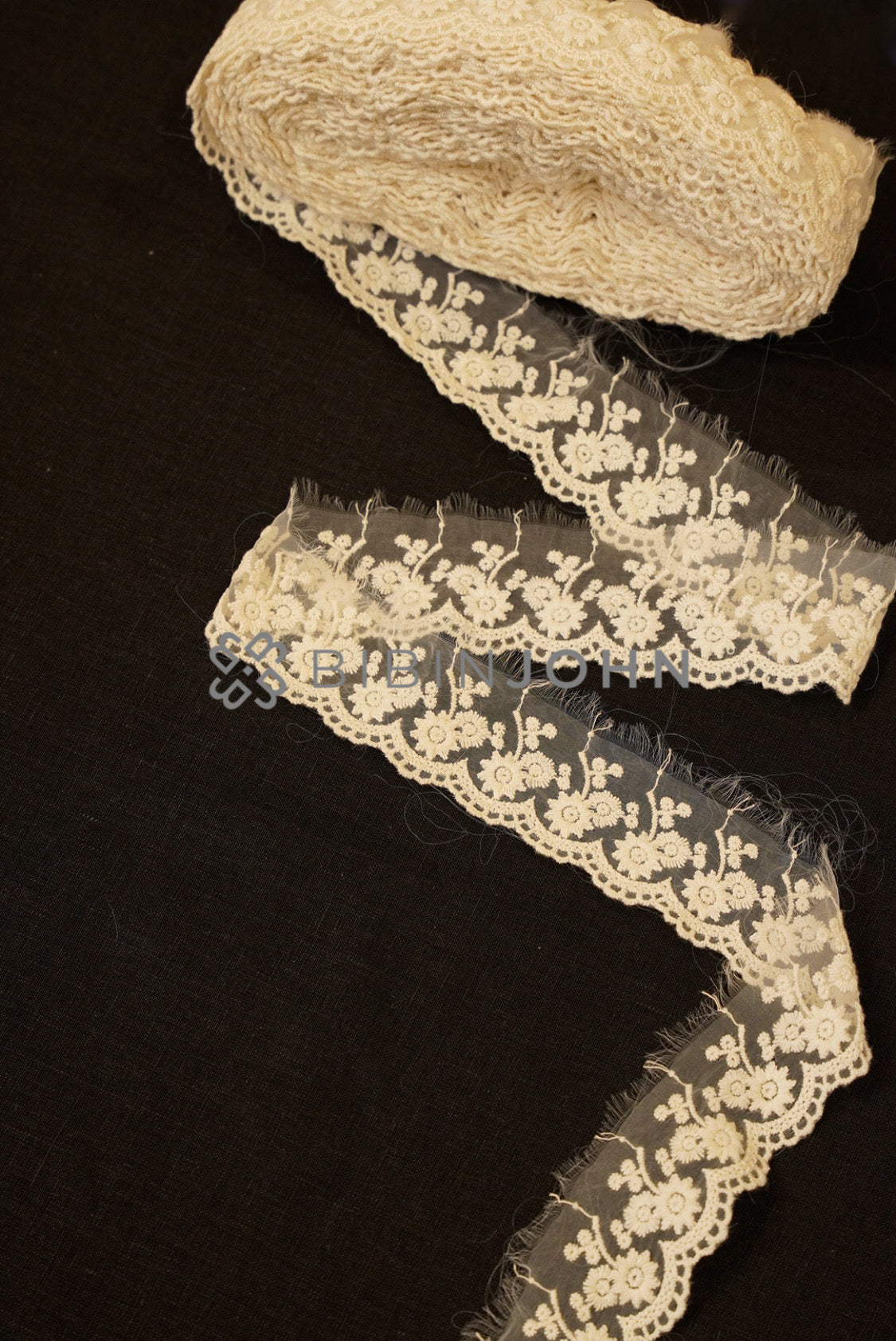 Organza Embroidery Lace Off White