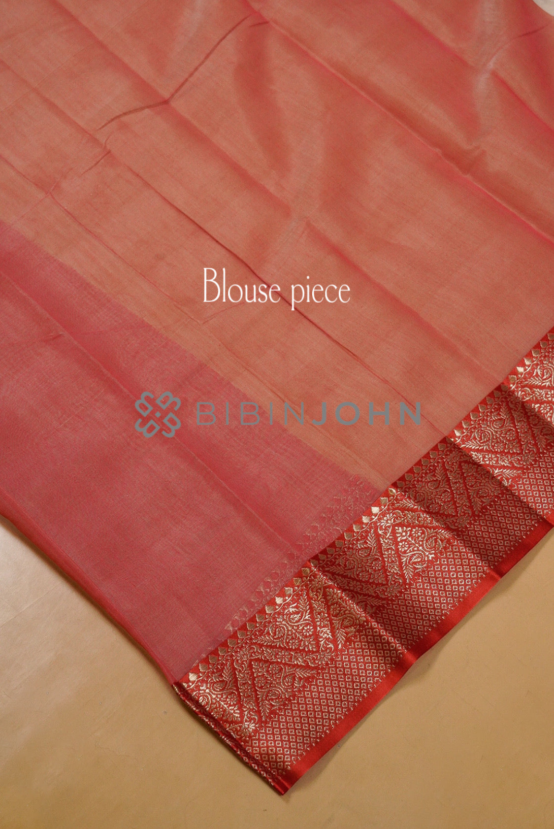  Chanderi Banarasi Saree For Women Ivory Cream blouse piece.