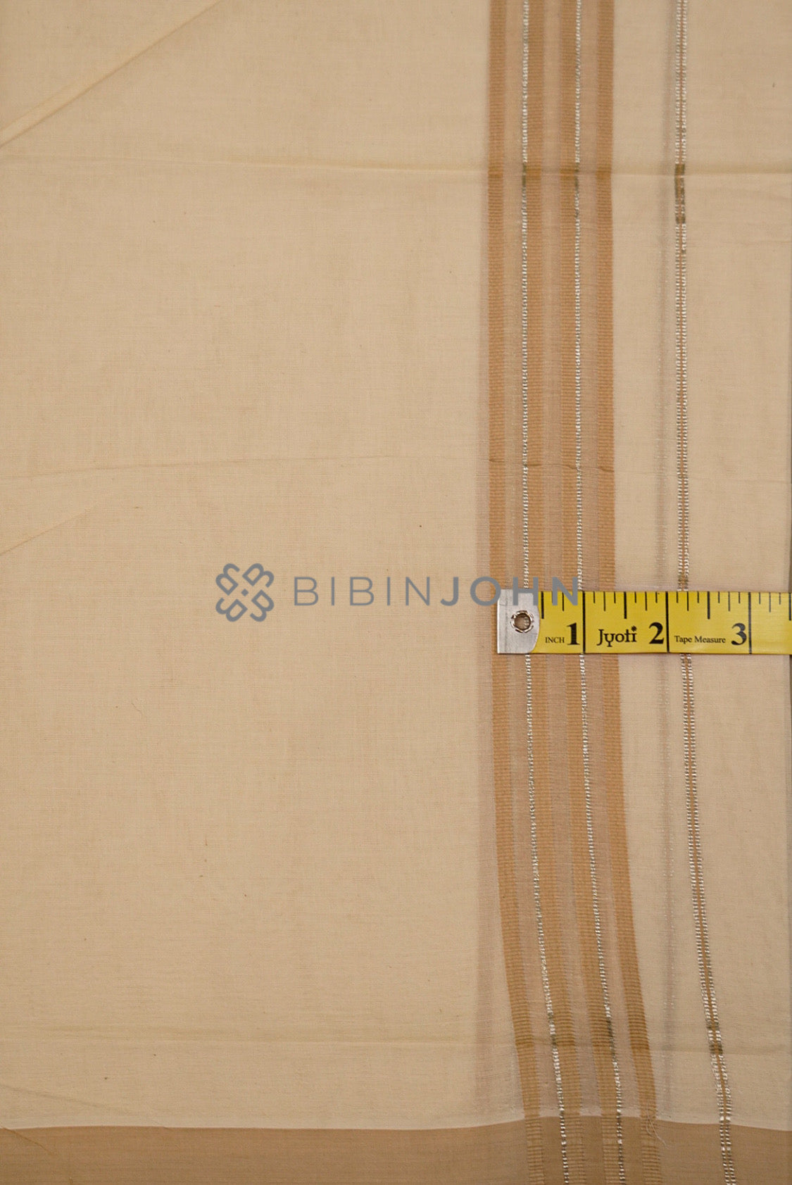 Cotton Dhoti For Men Off White close view