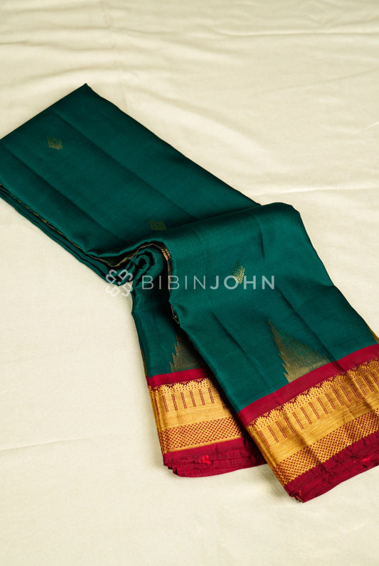 Silk Saree For Women Green 