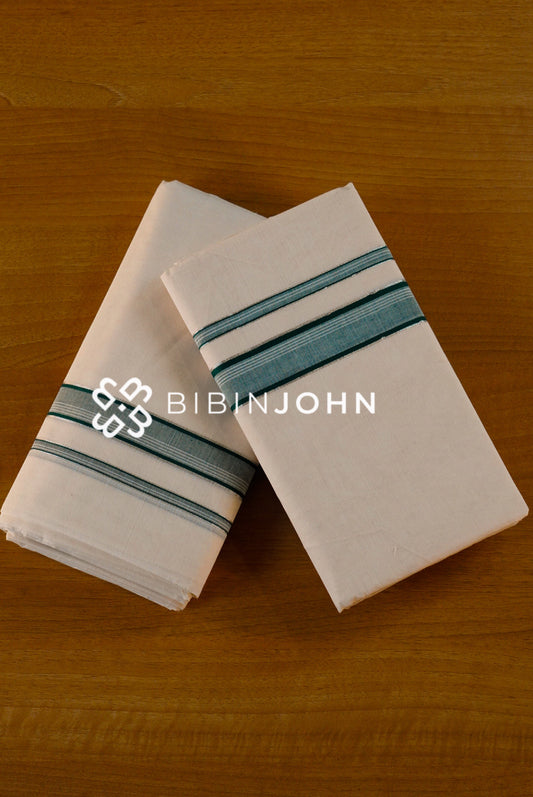 Cotton Dhoti For Men Off White BJ0993