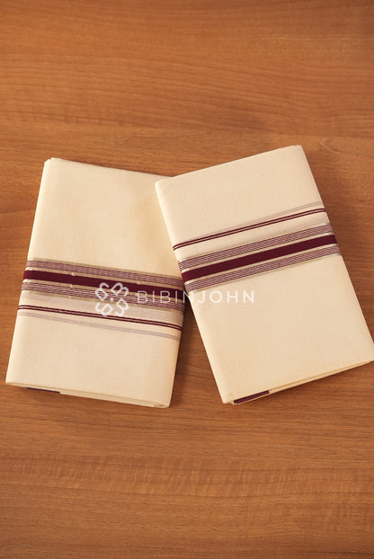 Cotton Dhoti For Men Off White BJ2038