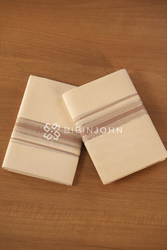 Cotton Dhoti For Men Off White BJ2040