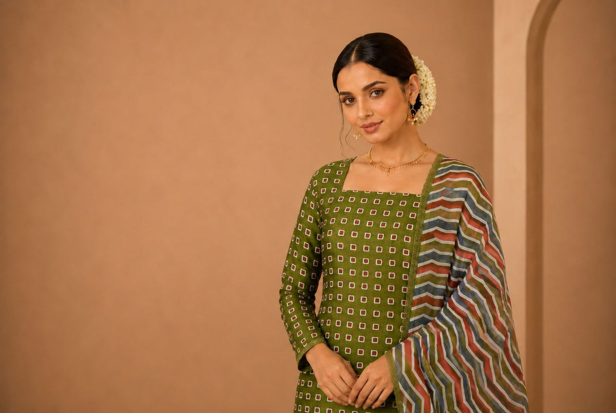 Printed Chanderi