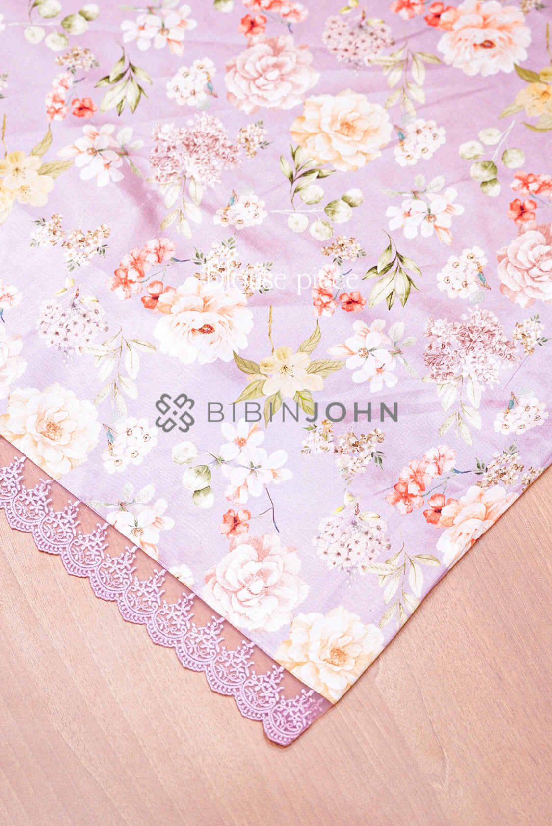Cotta Embroidery Saree For Women Pastel Pink  blouse piece