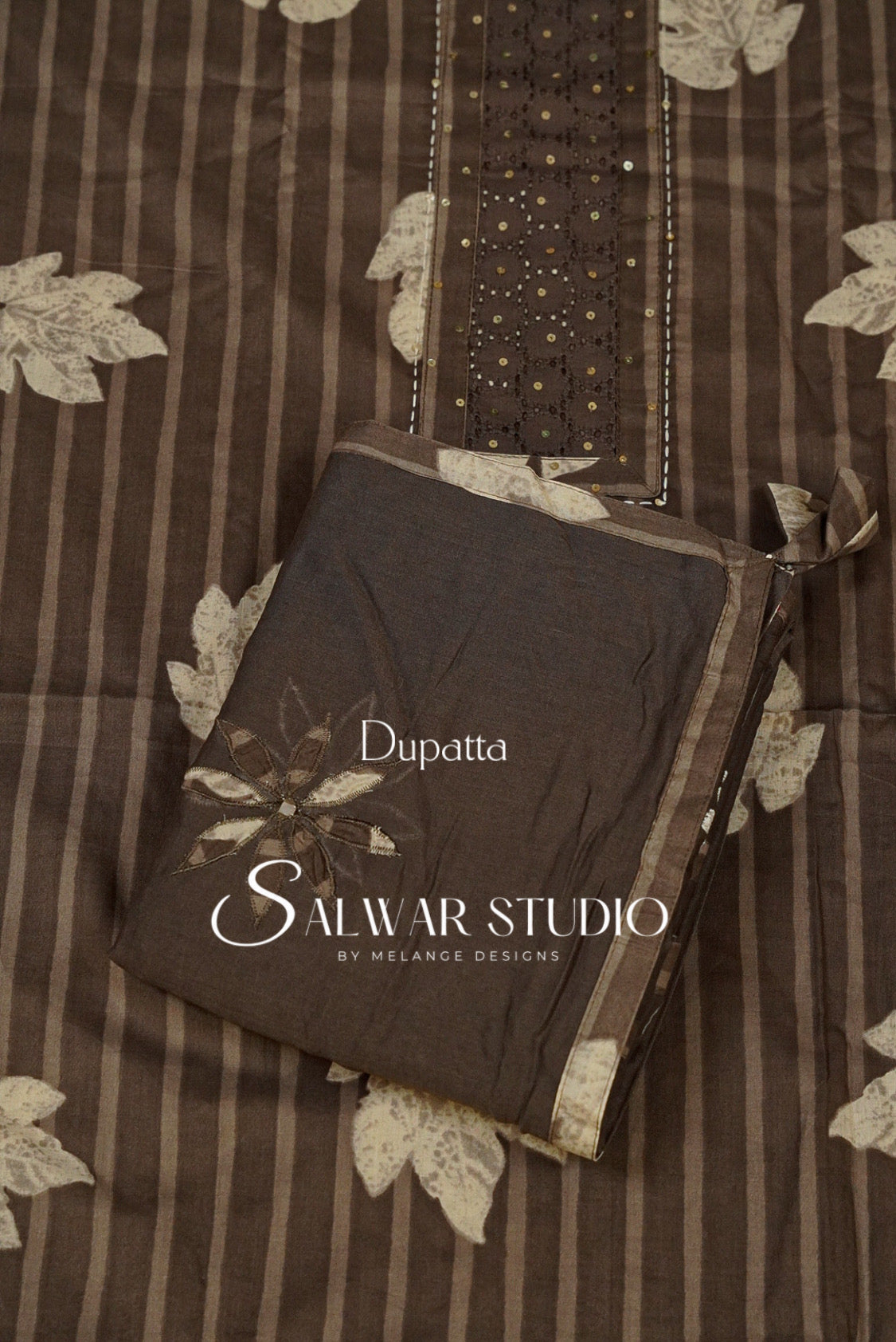 Cotton Embroidery Unstitched Salwar Suit Dress Material Dark Gull Gray AC0233