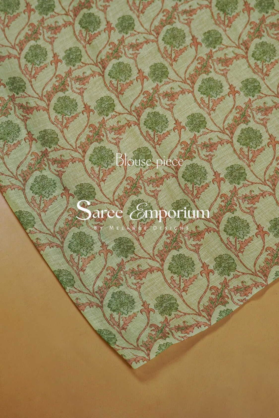 Printed Art Linen Saree For Women 