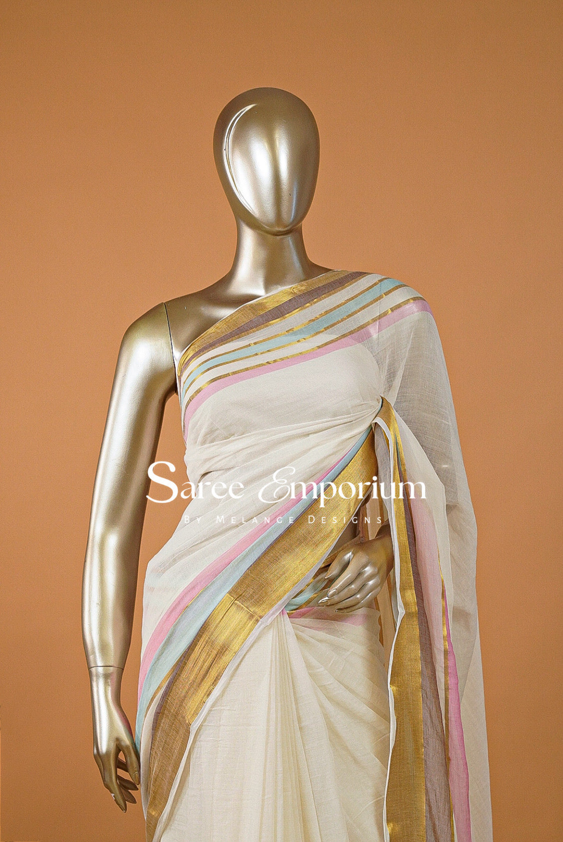Pure Mul Cotton Saree MDS0227