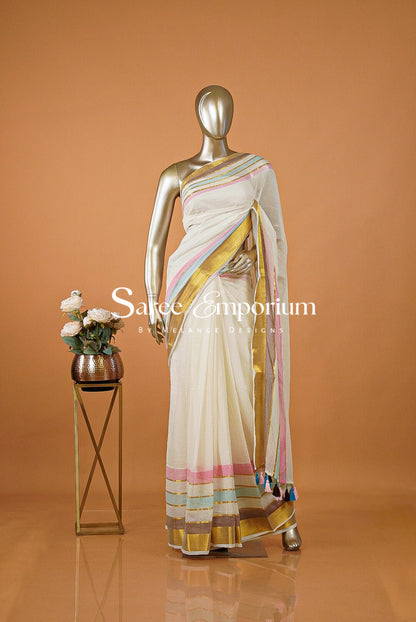 Pure Mul Cotton Saree MDS0227