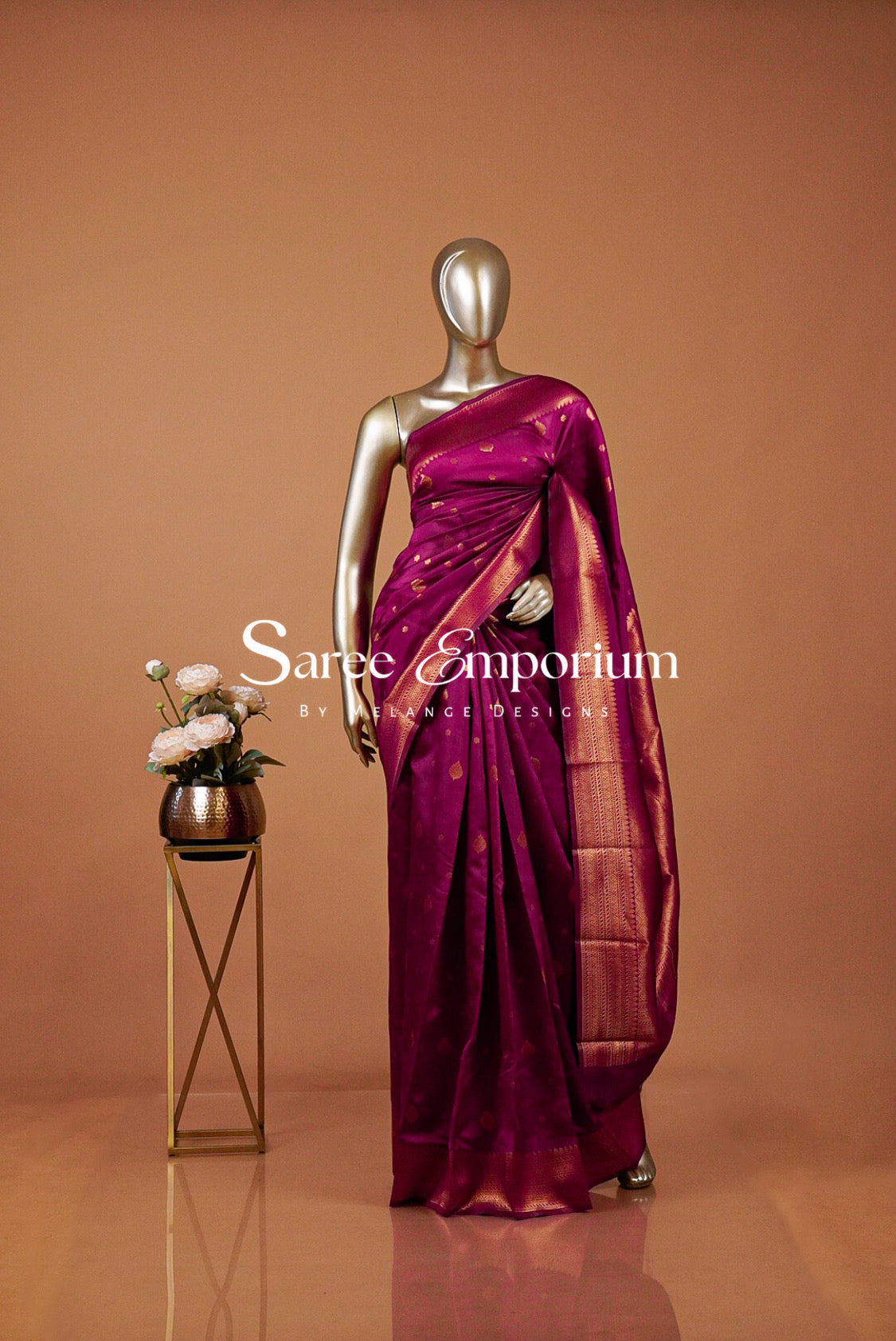 Semi Silk Saree For Women MDS0339