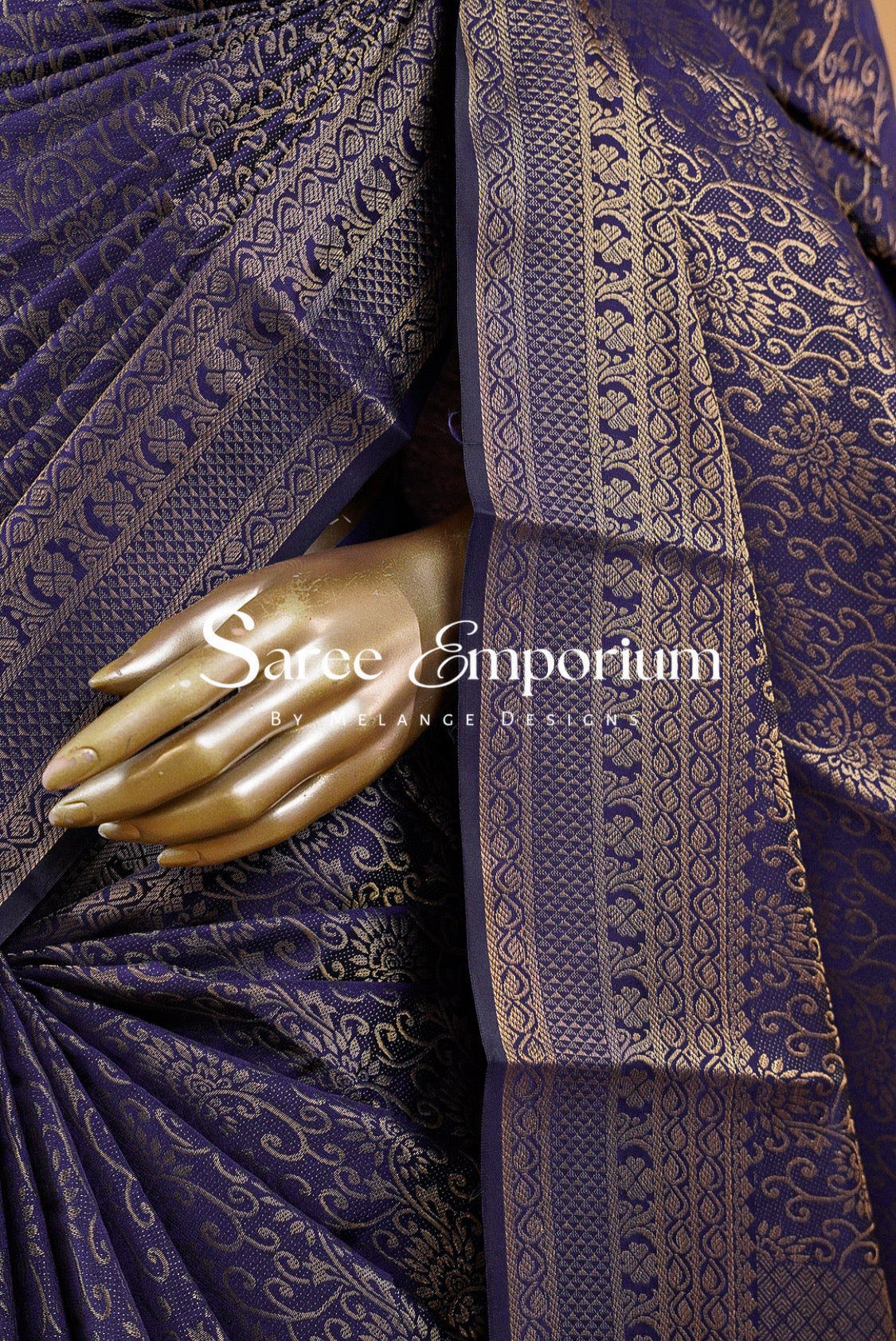 Silk Brocade Saree For Women MDS0246