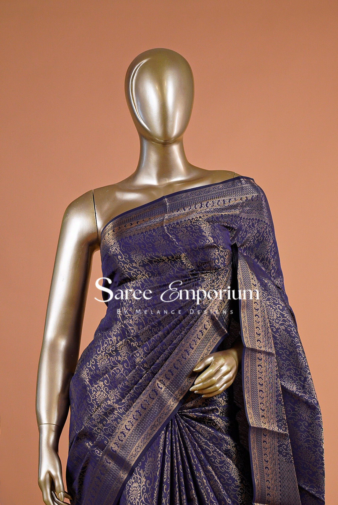 Silk Brocade Saree For Women MDS0246