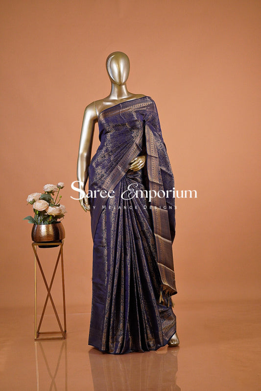 Silk Brocade Saree For Women MDS0246