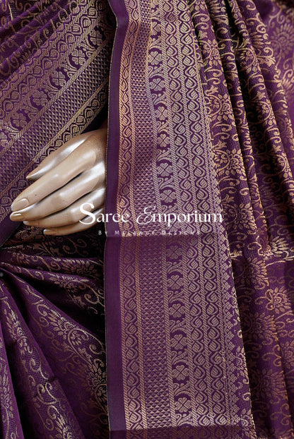 Silk Brocade Saree For Women MDS0247