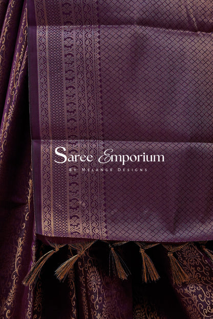 Silk Brocade Saree For Women MDS0247