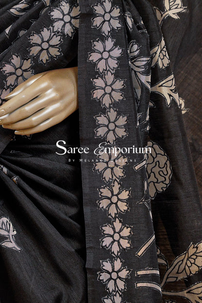 Silk Embroidery Saree For Women MDS0254